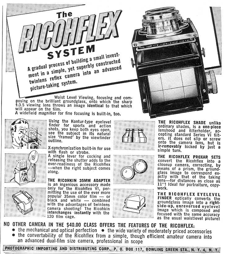 Ricohflex system ad