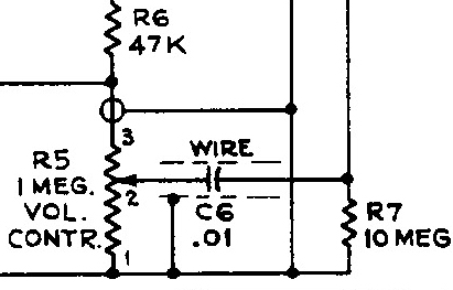  RCA BX-57 schematic detail - wire wrap