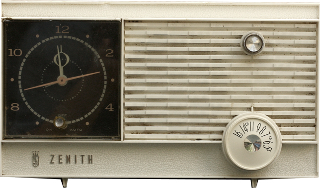 Zenith K511W clock radio